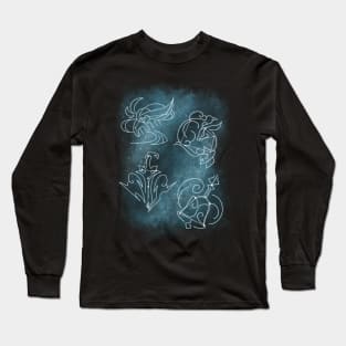 Liyue Cryo Constellations Long Sleeve T-Shirt